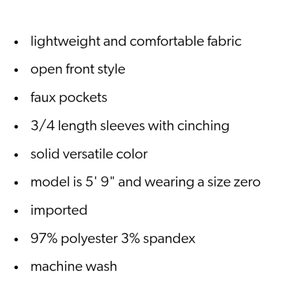 Maurices 2X Open White Blazer Ruched Sleeves Cj-3221 - Picture 10 of 11